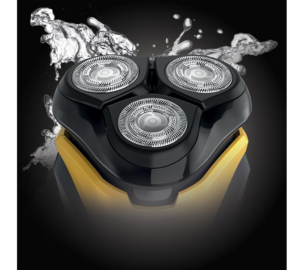 REMINGTON PR1855 Wet & Dry Stubble Rotary Shaver - Yellow & Black image number 5 of 10