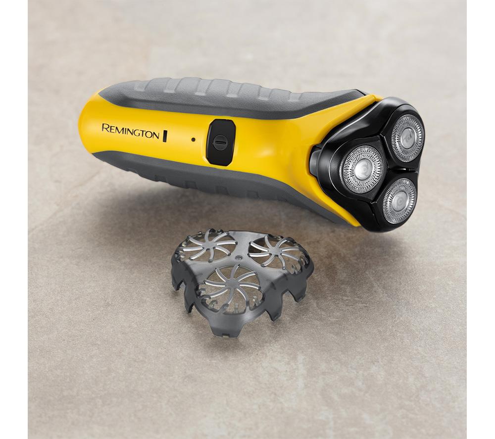 REMINGTON PR1855 Wet & Dry Stubble Rotary Shaver - Yellow & Black image number 8 of 10