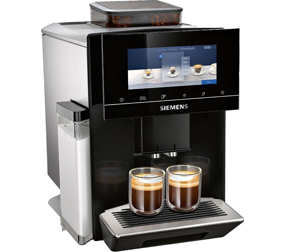 SIEMENS TQ903GB9 Smart Bean to Cup Coffee Machine - Black, Black