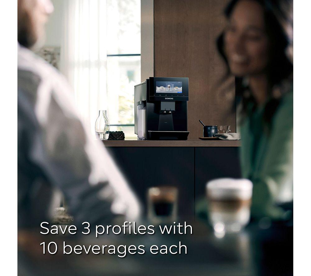 SIEMENS TQ903GB9 Smart Bean to Cup Coffee Machine - Black image number 7 of 15