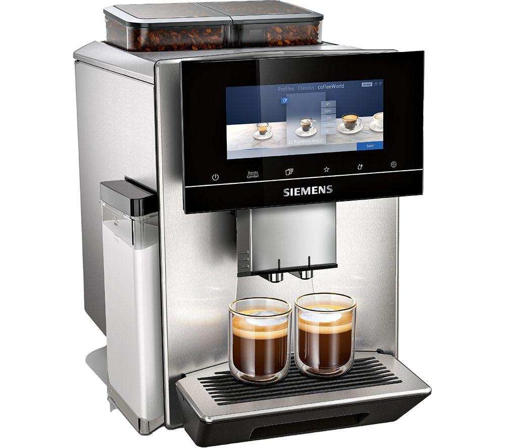SIEMENS TQ907GB3 EQ900 Smart Bean to Cup Coffee Machine - Black, Black