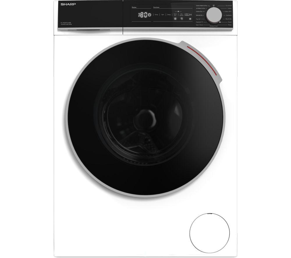 SHARP ES-NDH014CWB-EN 10 kg Washer Dryer - White, White