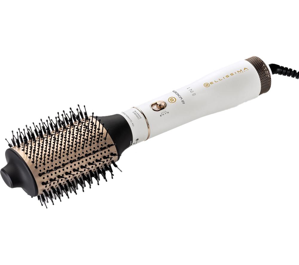 BELLISSIMA ITALIA Air Wonder 8-in-1 Hot Air Styler - White & Gold