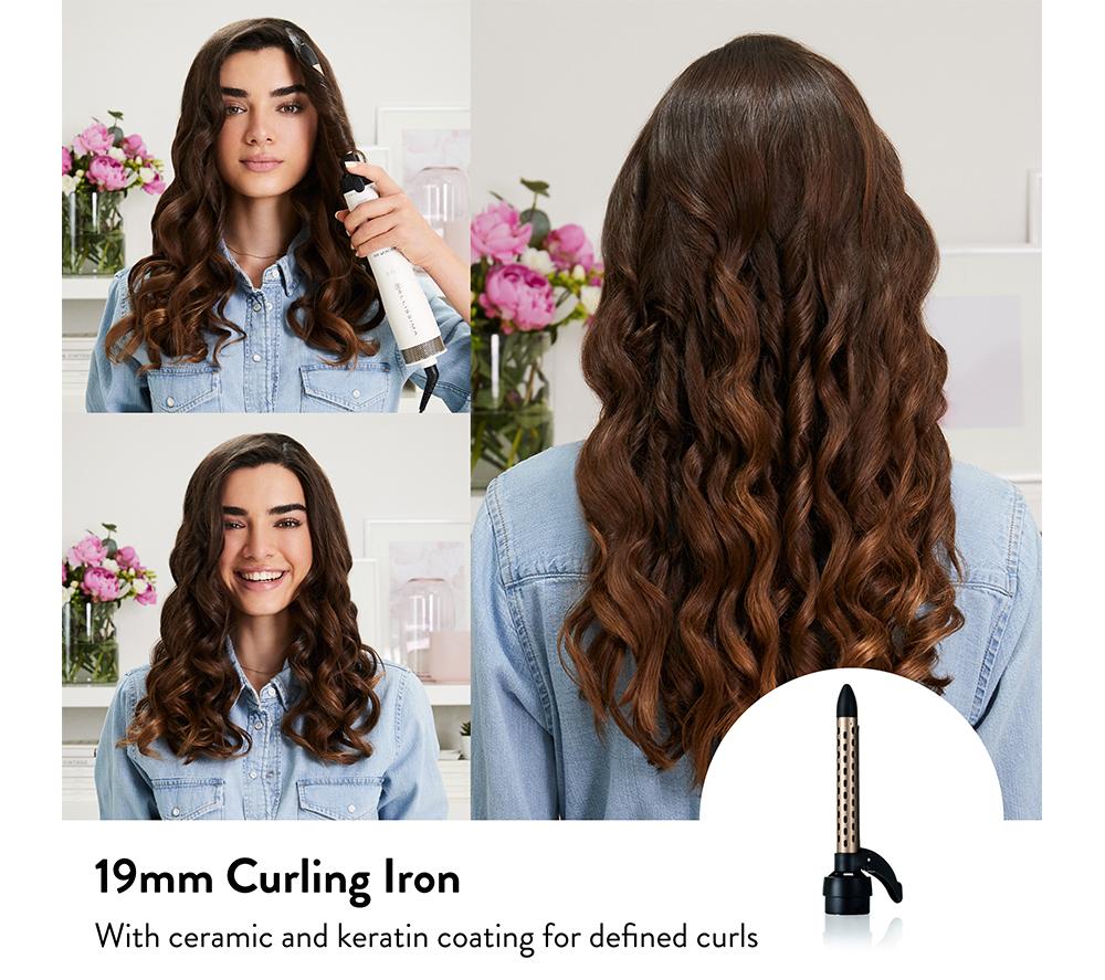 BELLISSIMA ITALIA Air Wonder 8-in-1 Hot Air Styler - White & Gold image number 4 of 13