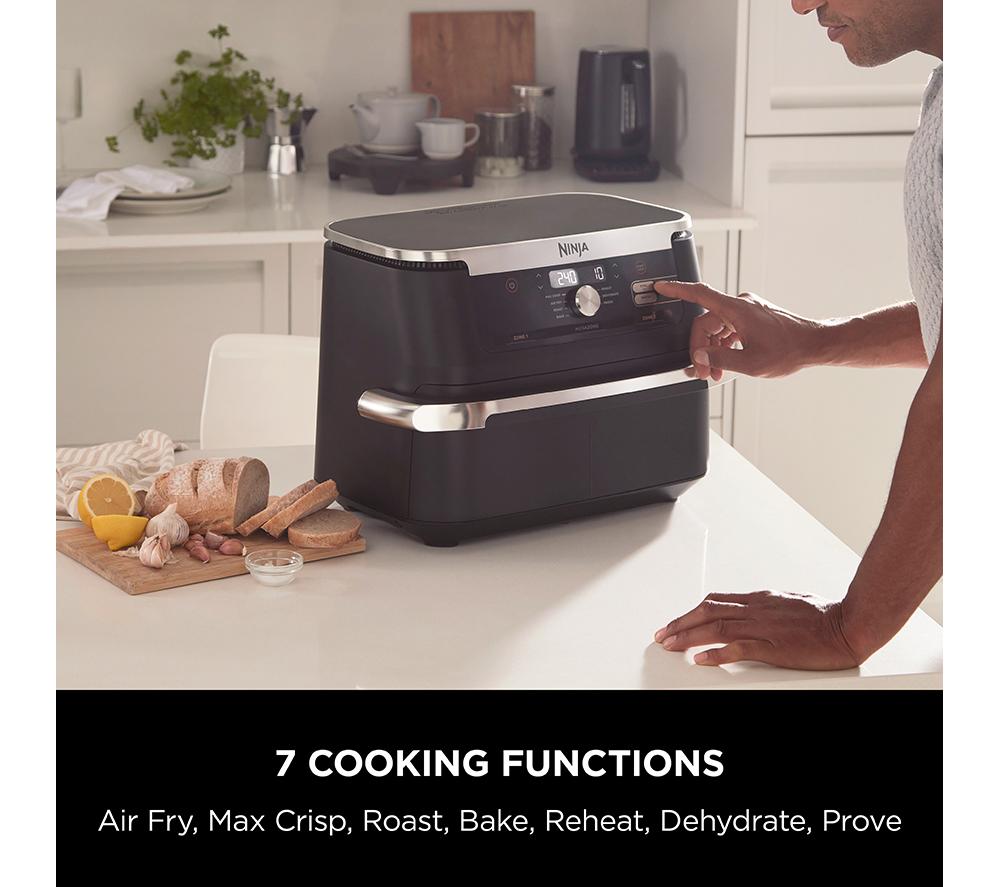 NINJA Foodi FlexDrawer AF500UK 10.4L Dual Air Fryer - Black image number 6 of 10