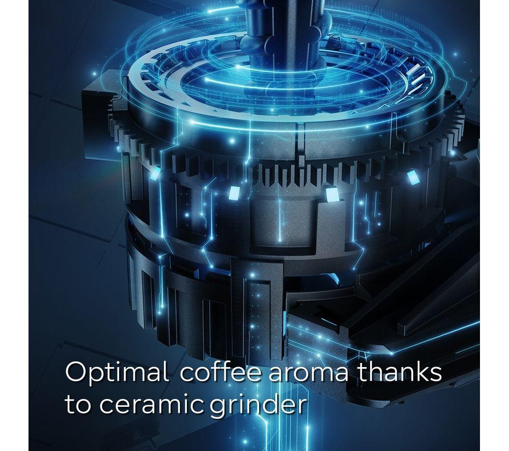 SIEMENS TF301G19 EQ300 Bean to Cup Fully Automatic Freestanding Coffee Machine - Piano Black image number 12 of 13