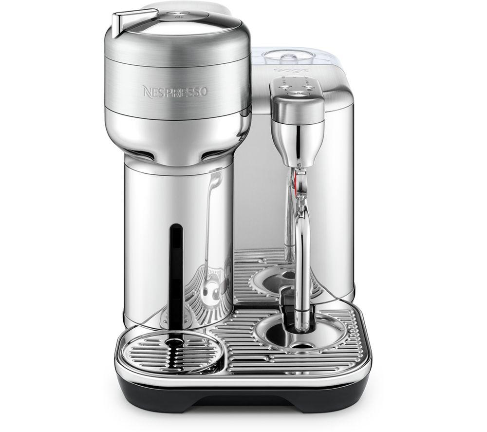 stainless nespresso machine