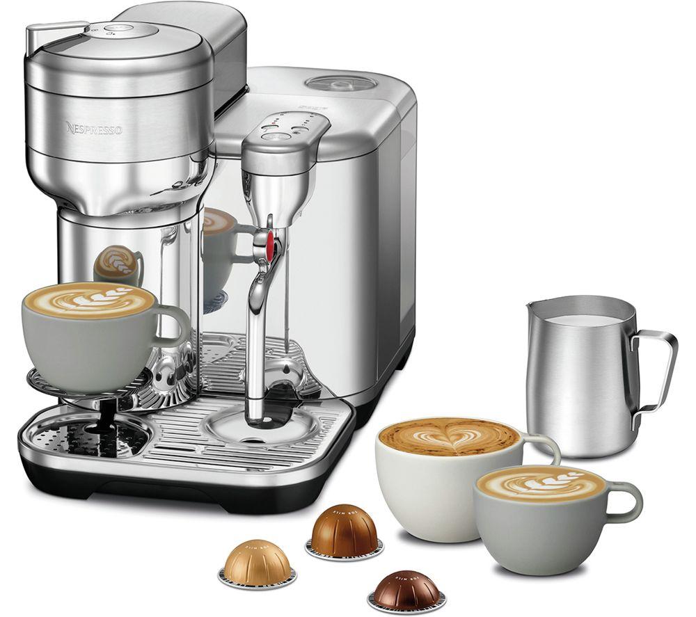 NESPRESSO by Sage Vertuo Creatista SVE850BSS4GUK1 Smart Coffee Machine - Brushed Stainless Steel image number 5 of 11