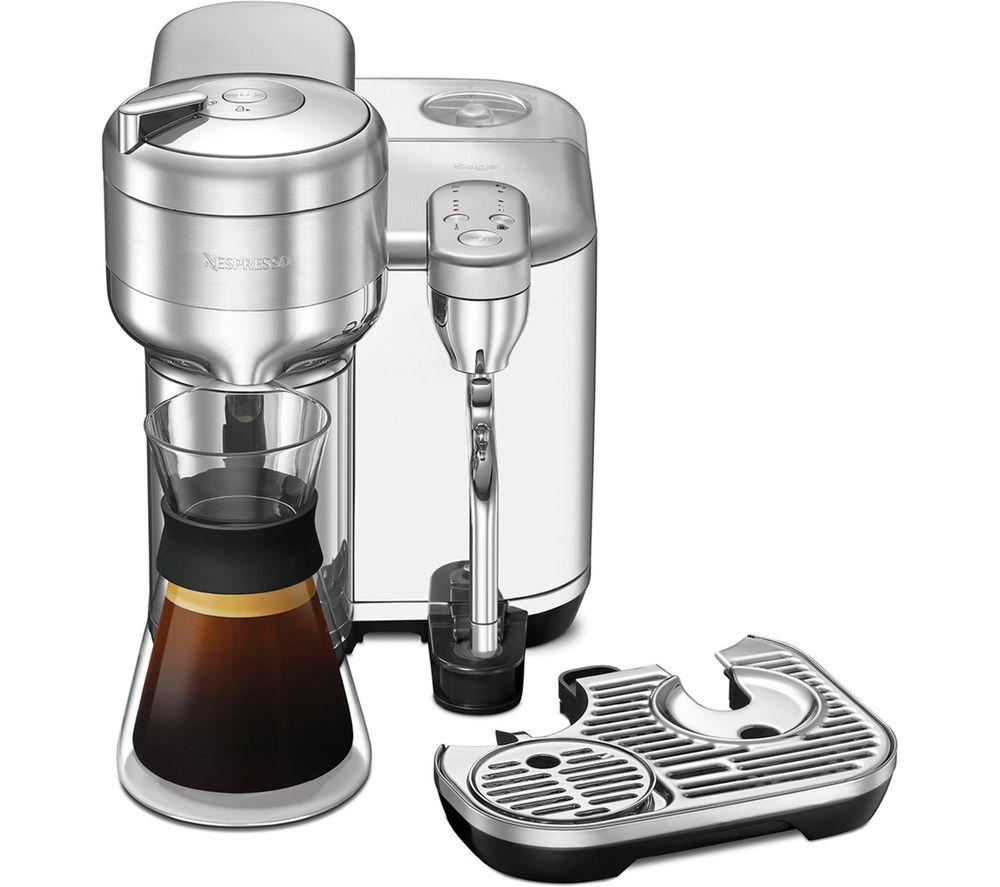 NESPRESSO by Sage Vertuo Creatista SVE850BSS4GUK1 Smart Coffee Machine - Brushed Stainless Steel image number 6 of 11