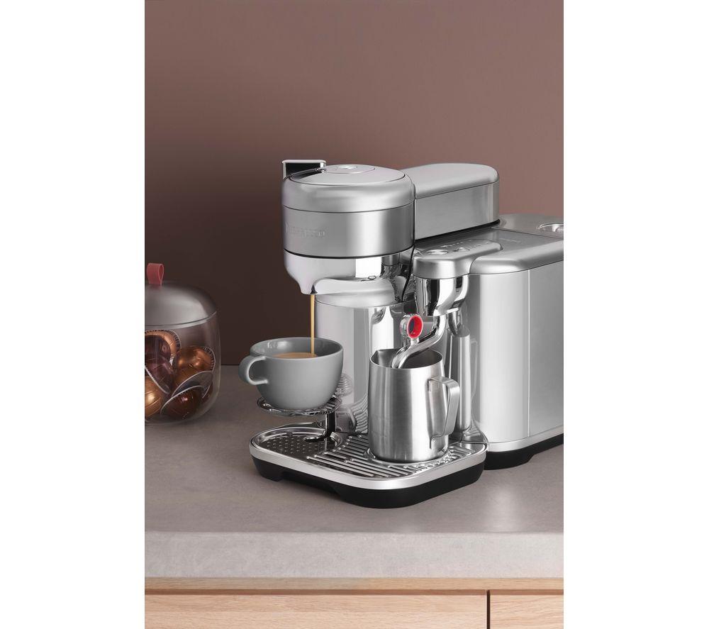 NESPRESSO by Sage Vertuo Creatista SVE850BSS4GUK1 Smart Coffee Machine - Brushed Stainless Steel image number 9 of 11