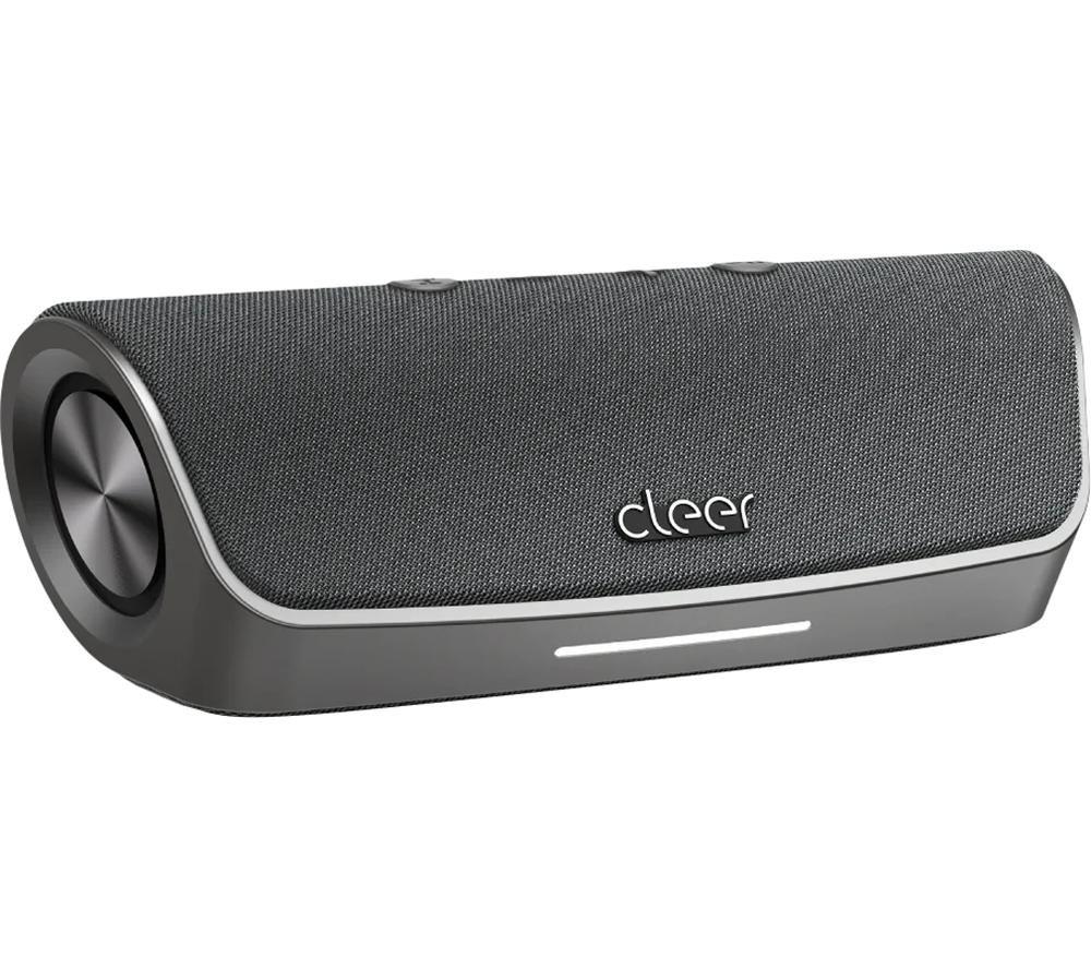 Cleer Audio Scene Smart Bluetooth Speaker - IPX7 Waterproof, Built-in Echo Canceling Microphone, USB-C Charging Digital Amplifier, Dual 48mm Passive Radiators for Powerful Music and Sound