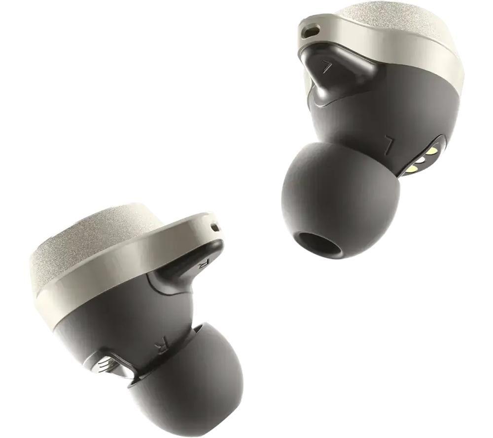 CLEER AUDIO Roam NC Wireless Bluetooth Noise-Cancelling Earbuds - Sand, Gold,Yellow,Silver/Grey