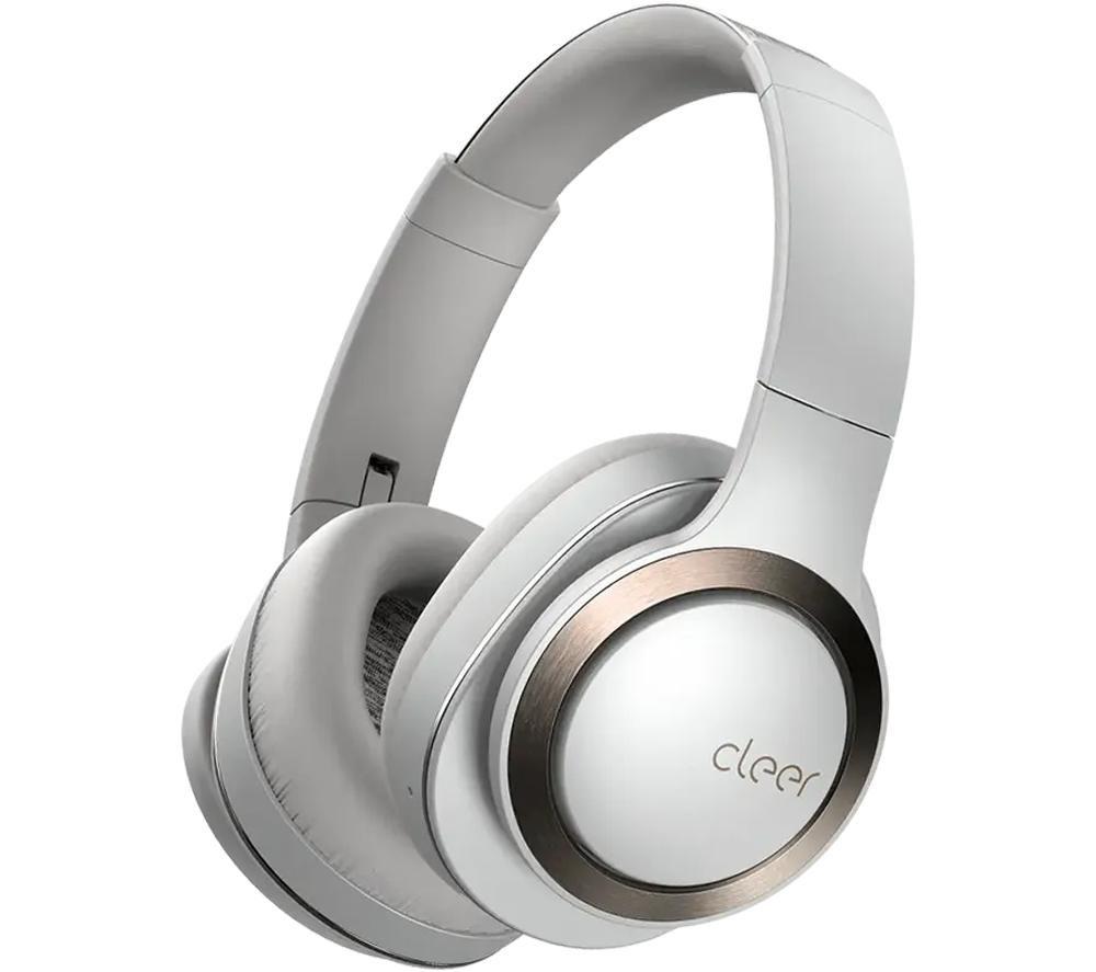 CLEER AUDIO Enduro ANC Wireless Bluetooth Noise-Cancelling Headphones - Light Grey, Silver/Grey