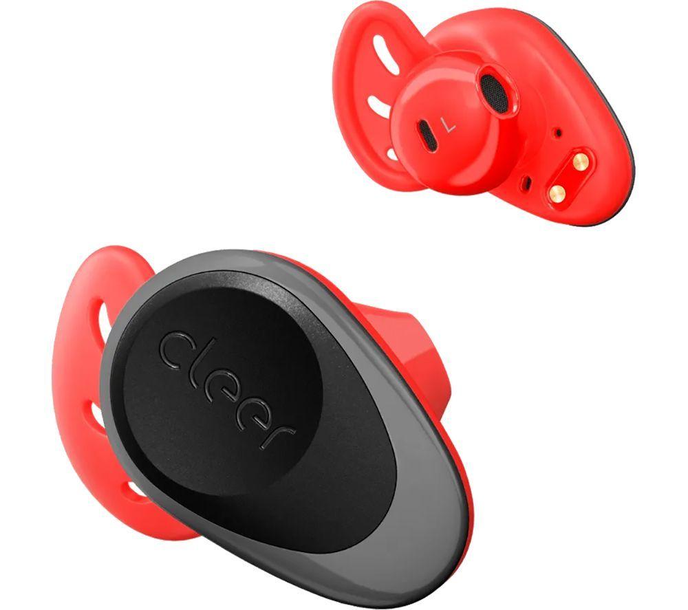 CLEER AUDIO Goal Wireless Bluetooth Sports Earbuds - Black, Red,Black