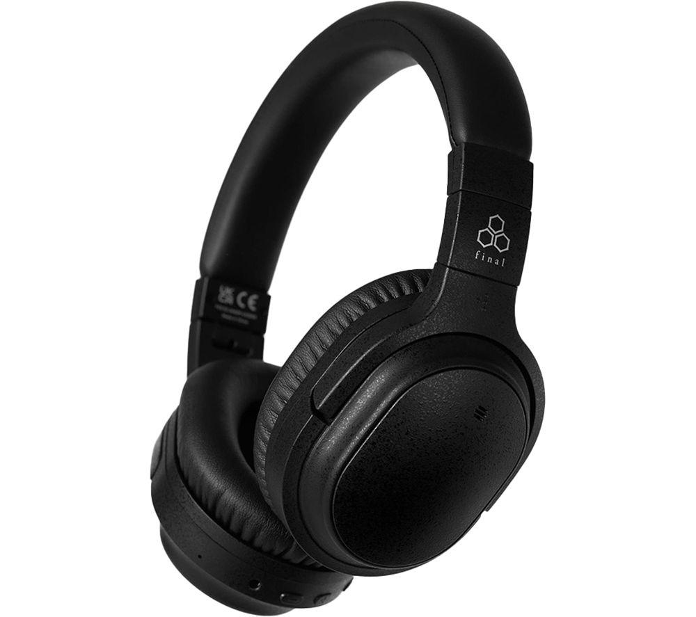 FINAL AUDIO UX3000 Wireless Bluetooth Noise-Cancelling Headphones - Black, Black
