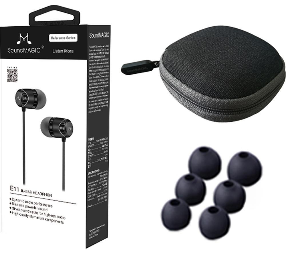 SOUNDMAGIC E11 Earphones - Black image number 6 of 7