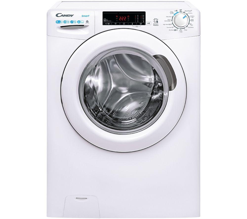 CANDY Smart CSW 4106TE/1 NFC 10 kg Washer Dryer – White, White