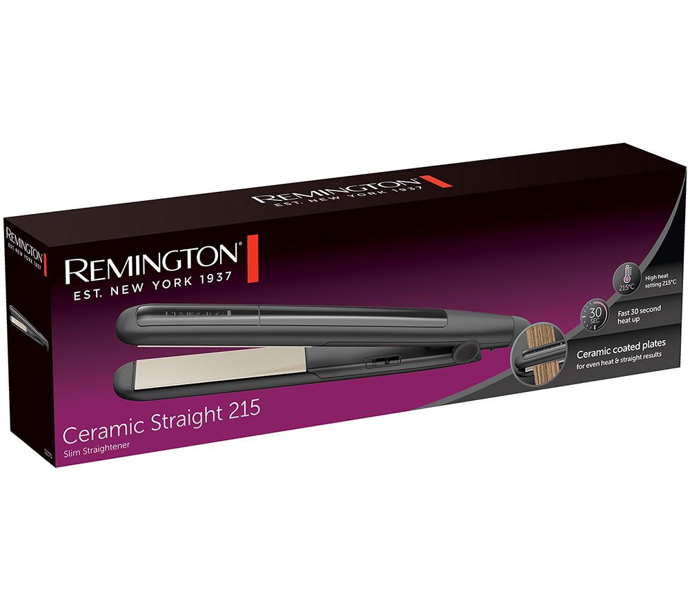 REMINGTON Ceramic Straight 215 Hair Straightener - Black image number 8 of 8
