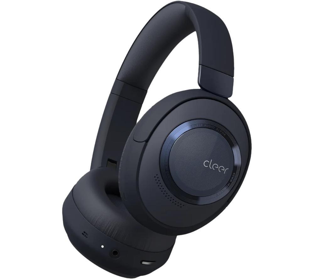 CLEER AUDIO Alpha Wireless Bluetooth Noise-Cancelling Headphones - Midnight Blue, Blue
