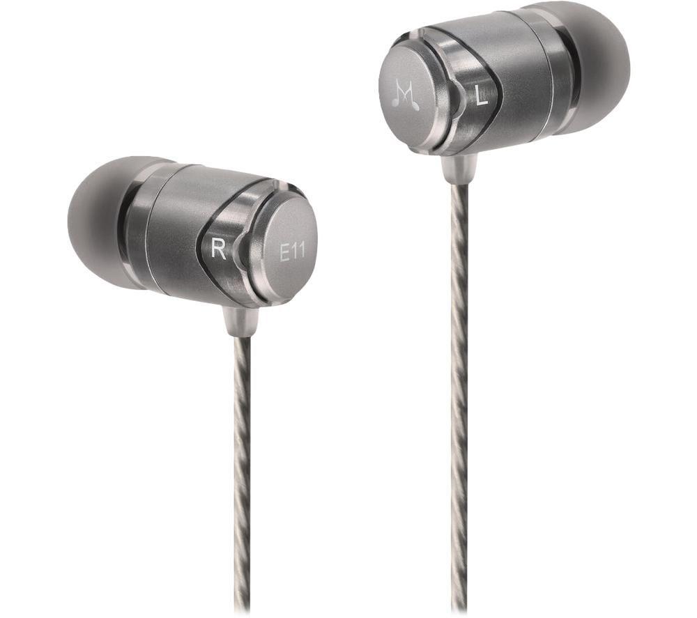 Soundmagic E11 Earphones - Silver, Silver/Grey