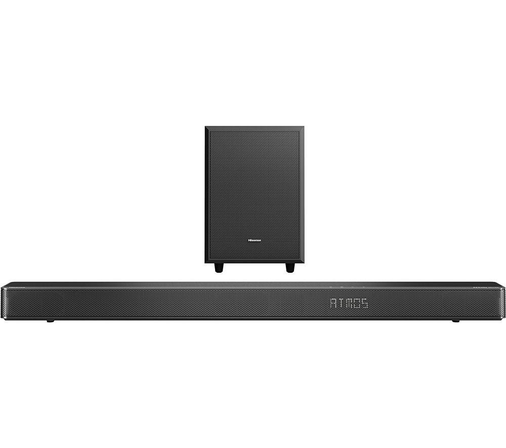 HISENSE AX3120G 3.1.2 Wireless Sound Bar with Dolby Atmos & DTS VirtualX, Black