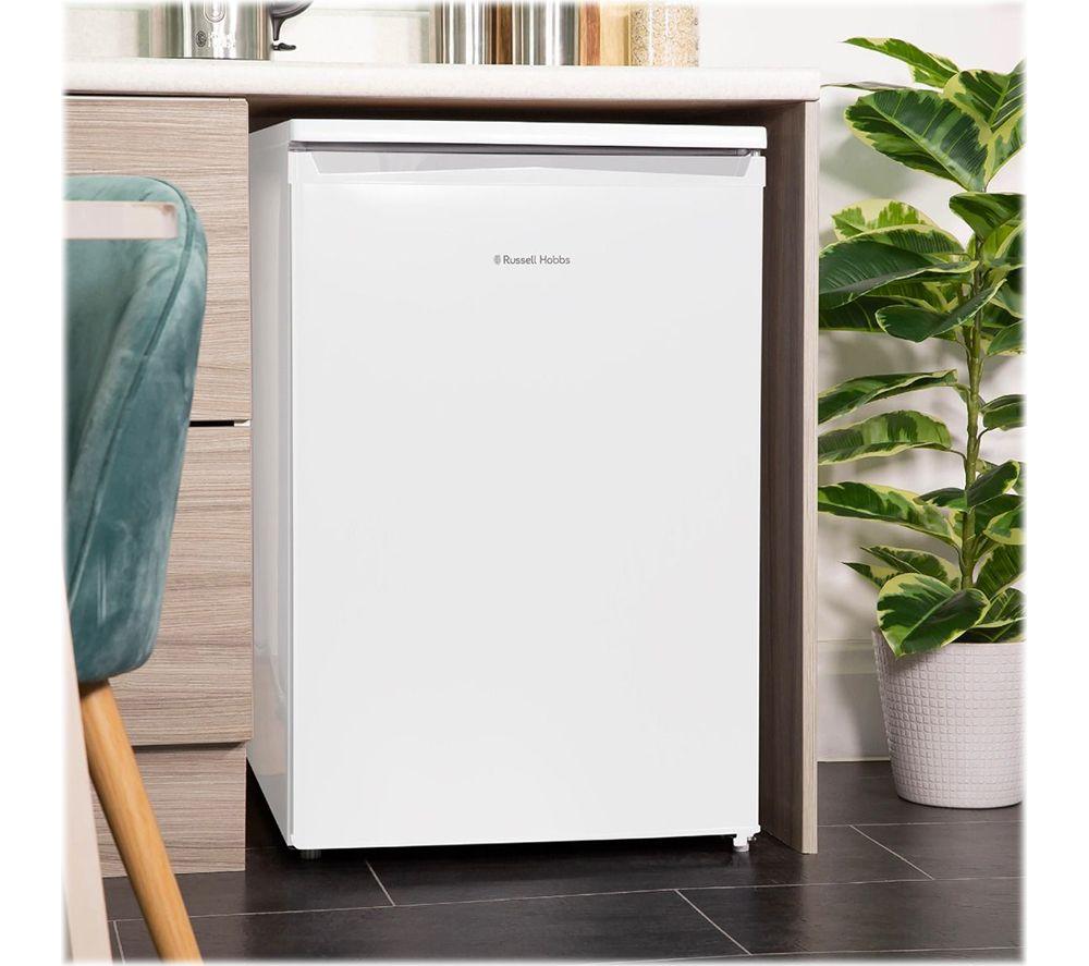 Russell hobbs under counter store fridge freezer white