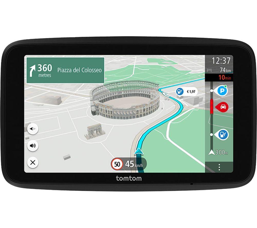 TomTom Car Sat Nav GO Superior (7 Inch, with Traffic Congestion and Speed Cam Alerts thanks to TomTom Traffic, World Maps, Quick-Updates via WiFi, Fuel Prices, Click-Drive Mount) - NEW SOFTWARE