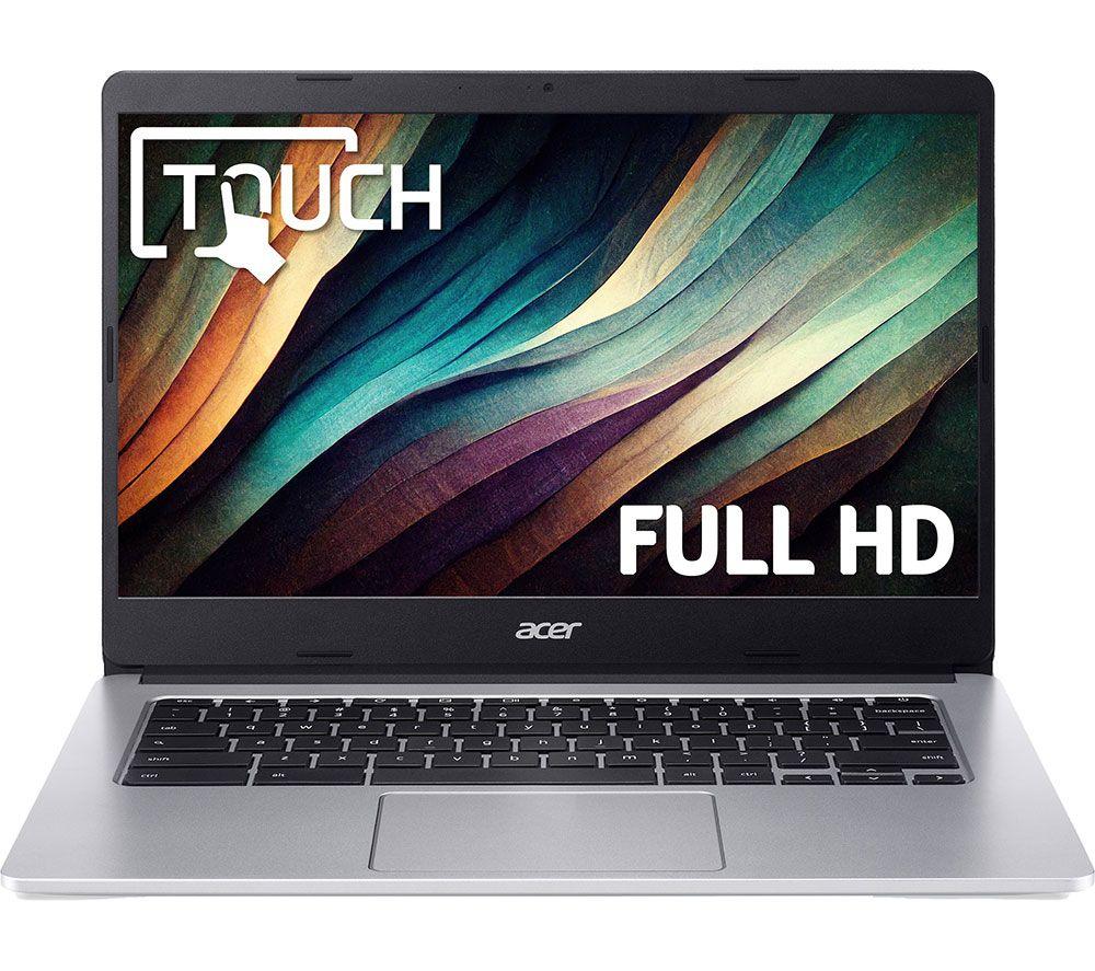 ACER 314 14" Chromebook - MediaTek MT8183C, 128 GB eMMC, Silver, Silver/Grey