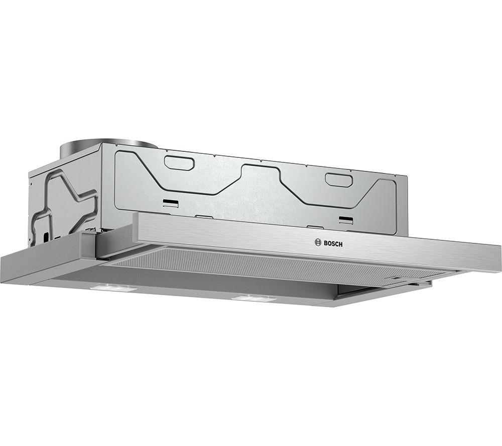 Image of BOSCH Series 2 DFM063W56B Telescopic Cooker Hood - Silver, Silver/Grey