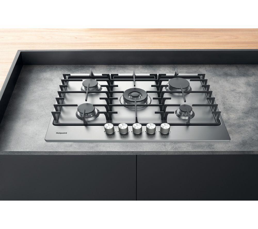 HOTPOINT PPH 75G DF IX UK 73 cm Gas Hob - Stainless Steel image number 4 of 4