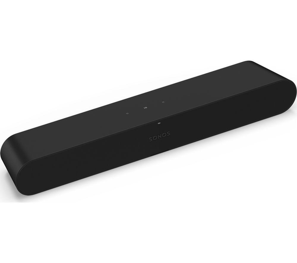 SONOS Ray Compact Sound Bar & SUB Mini Wireless Subwoofer Bundle - Black image number 3 of 11