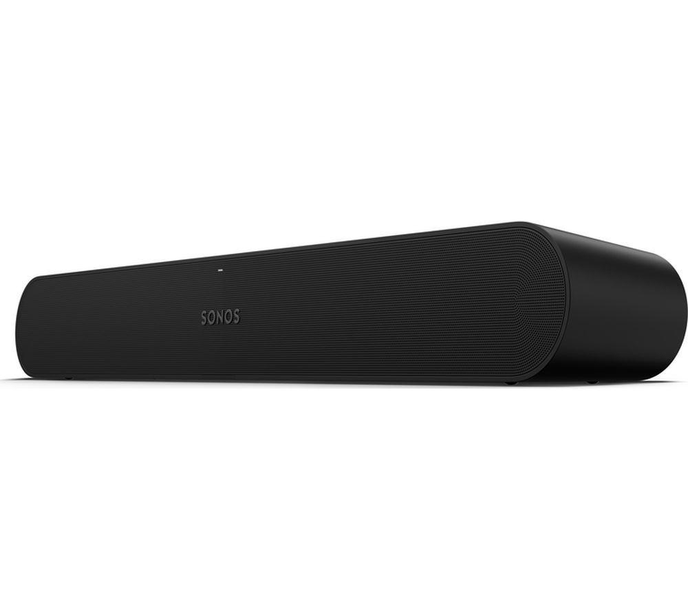 SONOS Ray Compact Sound Bar & SUB Mini Wireless Subwoofer Bundle - Black image number 4 of 11