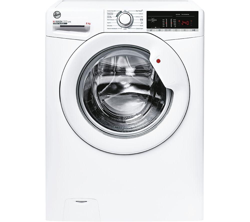 HOOVER H Wash 300 H3W 48TA4/1-80 NFC 8 kg 1400 Spin Washing Machine - White, White