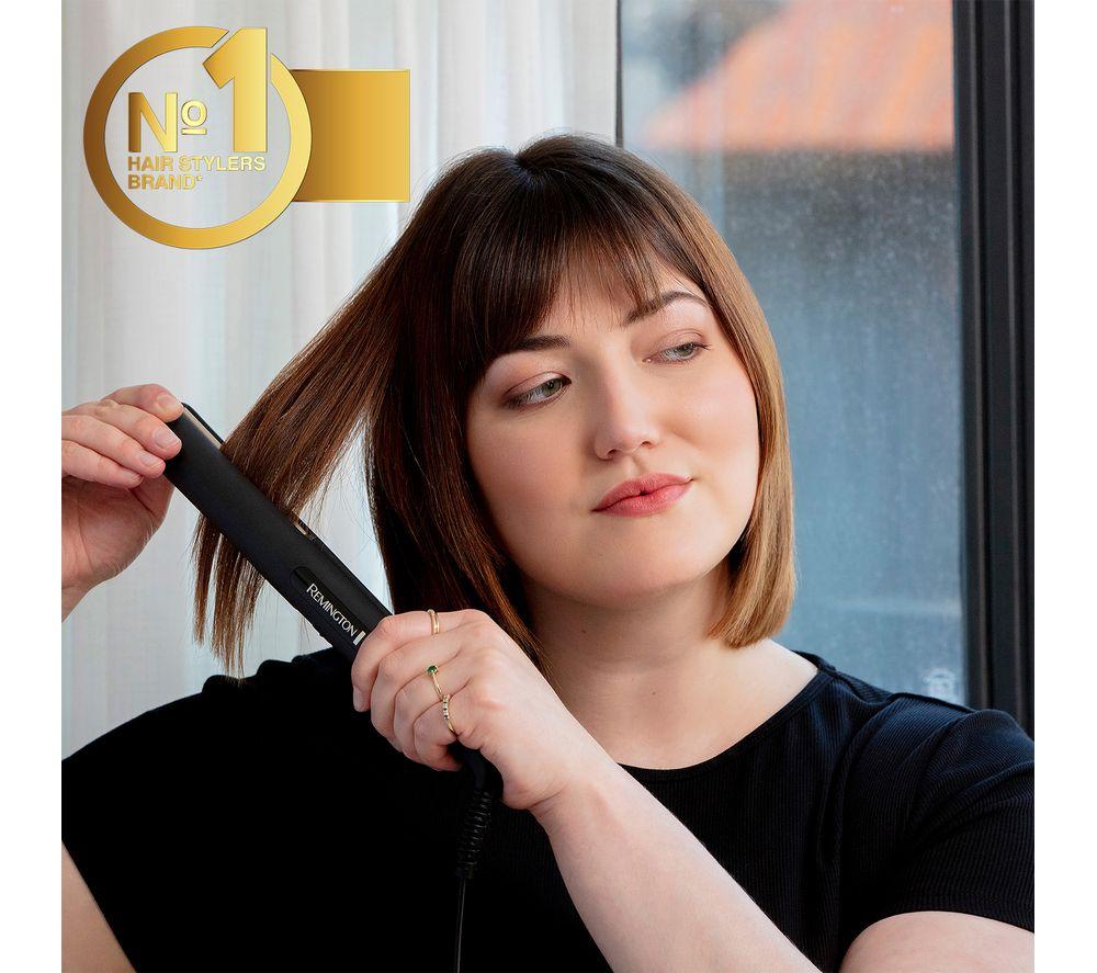 Buy REMINGTON Ceramic Slim 220 Hair Straightener Black CurrysIE