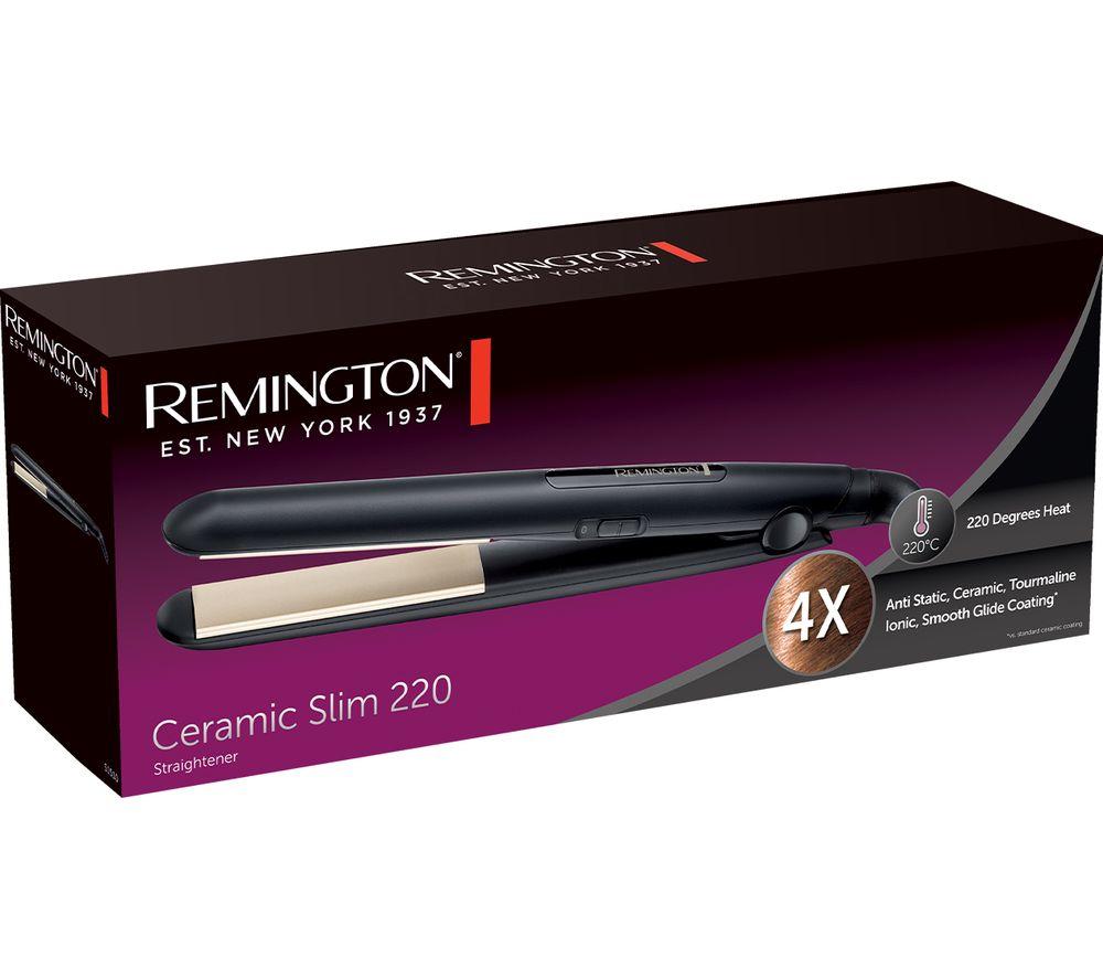 REMINGTON Ceramic Slim 220 Hair Straightener - Black image number 6 of 6