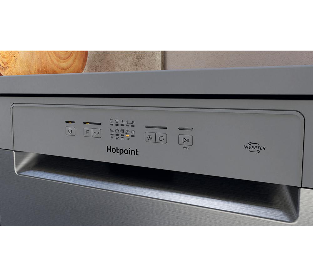HOTPOINT H2F HL626 X UK Full-size Dishwasher - Inox image number 3 of 11