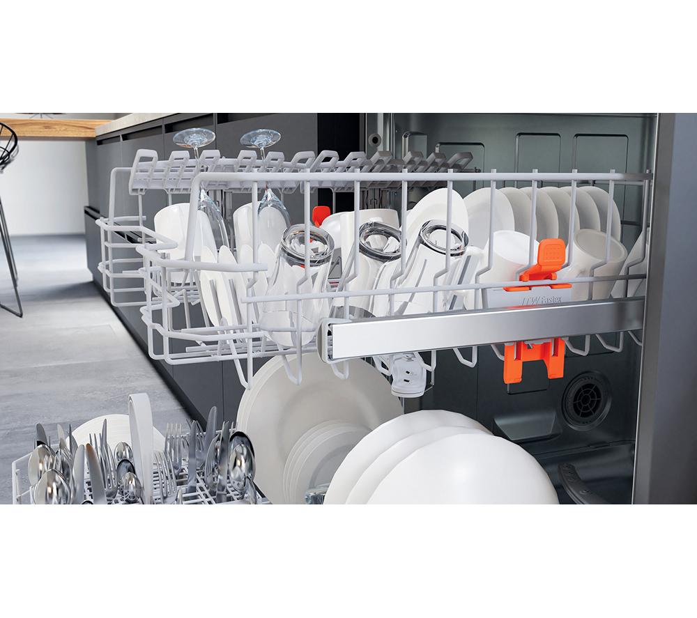 HOTPOINT H2F HL626 X UK Full-size Dishwasher - Inox image number 4 of 11