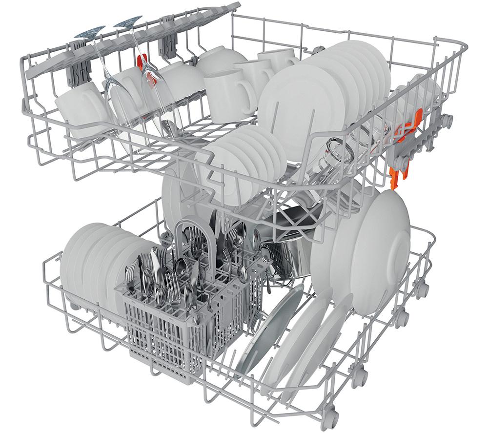 HOTPOINT H2F HL626 X UK Full-size Dishwasher - Inox image number 5 of 11