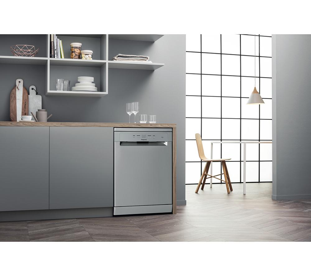 HOTPOINT H2F HL626 X UK Full-size Dishwasher - Inox image number 9 of 11