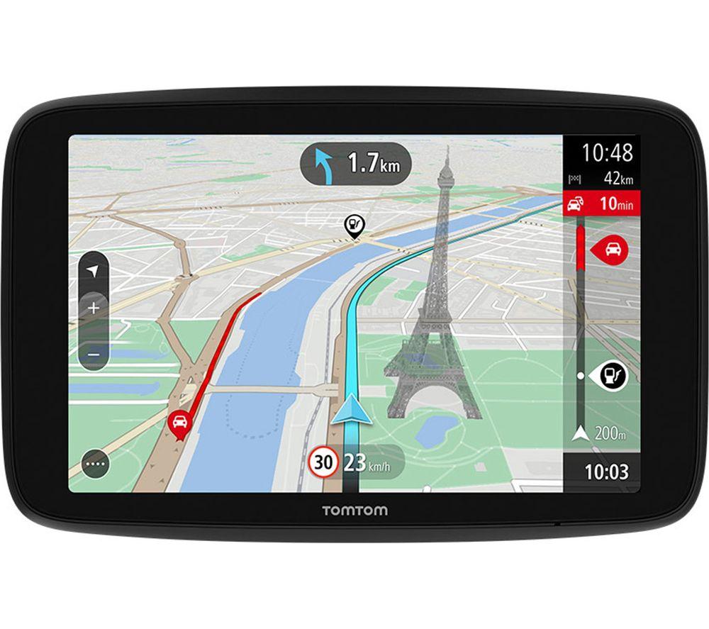TomTom Car Sat Nav GO Navigator (6 inch, real-time traffic information and Speed Cam Alert Trial, World Maps, Updates via WiFi)