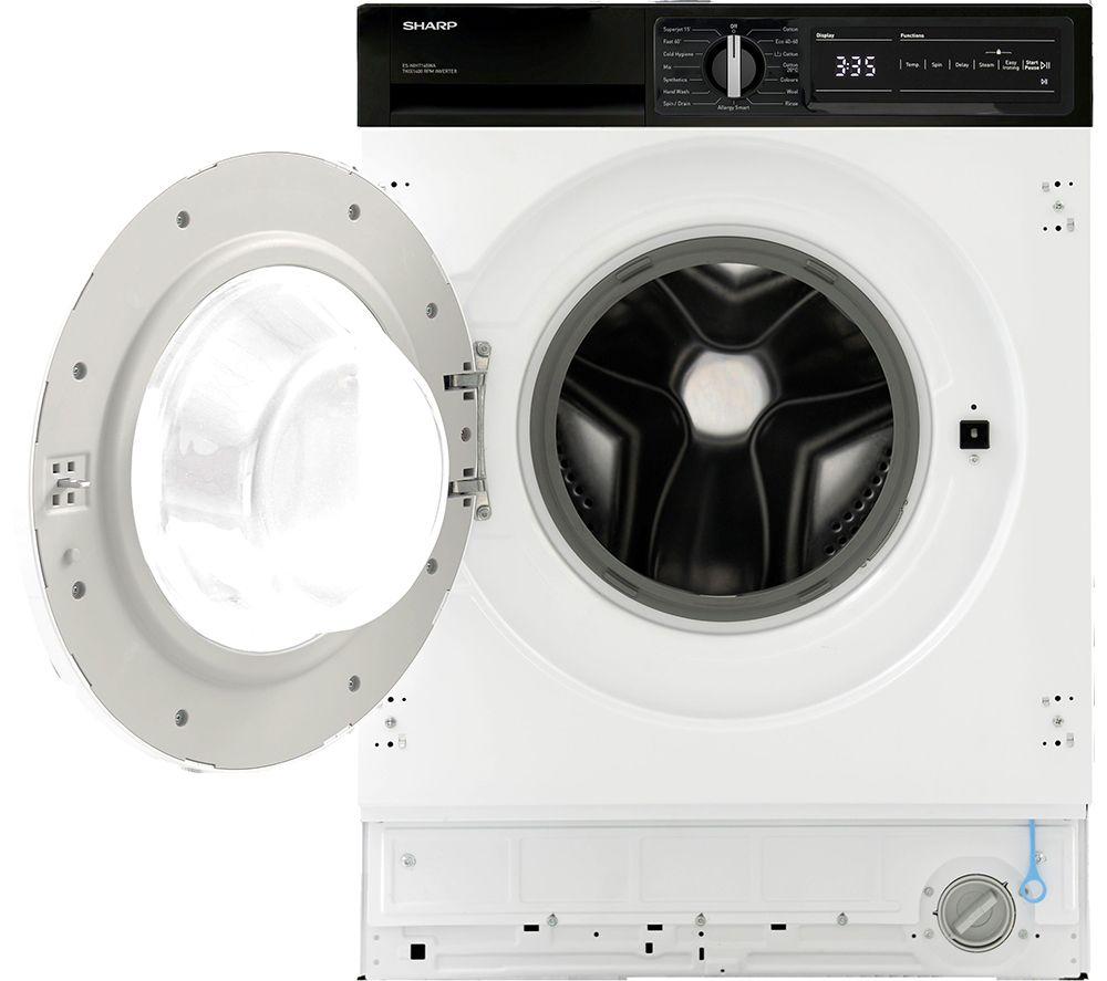 Buy SHARP ES-NIH714BWA-EN Integrated 7 kg 1400 Spin Washing 
