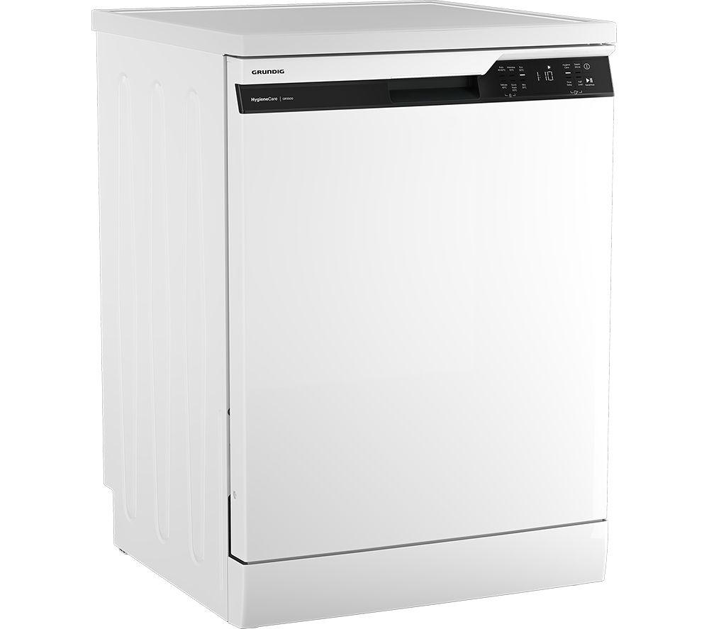 GRUNDIG GNFP3441W Full-size Dishwasher – White, White