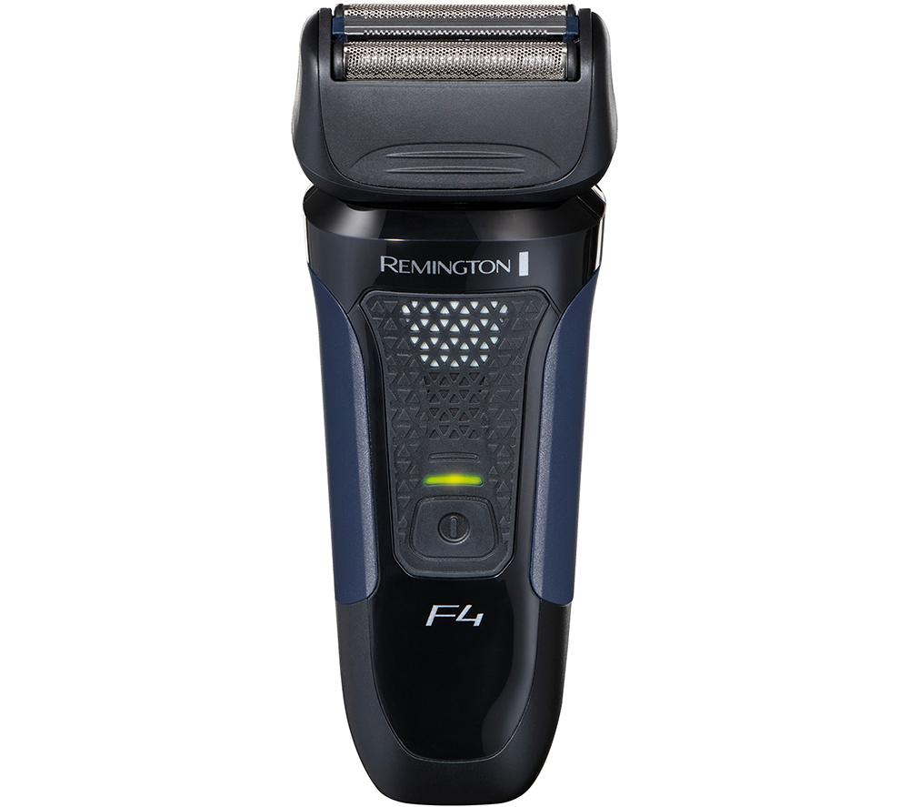 REMINGTON Style Series F4002 F4 Wet & Dry Foil Shaver - Black & Blue, Blue,Black