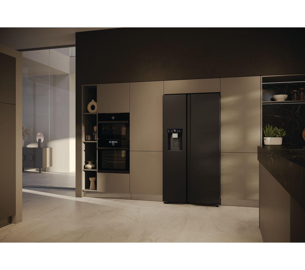 HAIER HSW59F18EIPT American-Style Smart Fridge Freezer - Slate Black image number 15 of 18