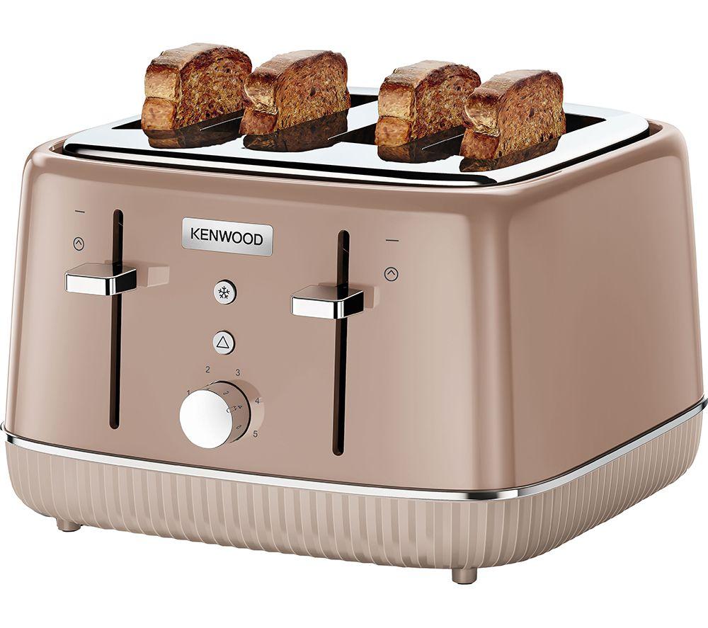 Buy KENWOOD Elegancy TFP10.A0BW 4 Slice Toaster Mocha Currys