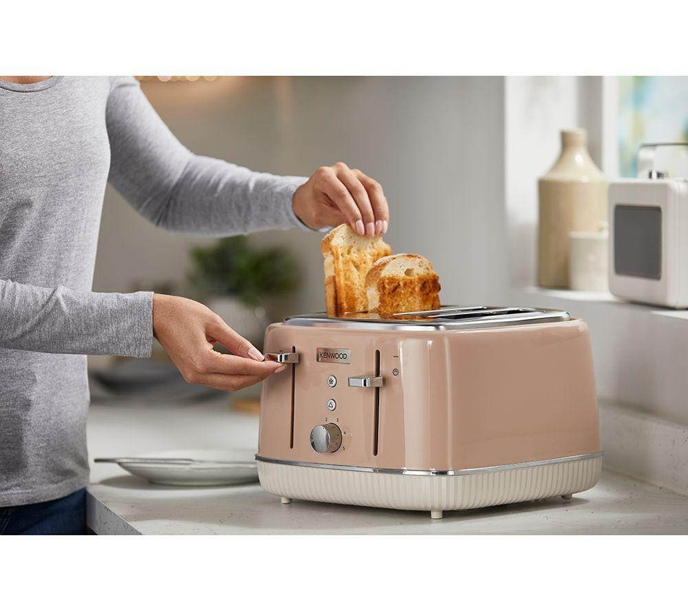 Buy KENWOOD Elegancy TFP10.A0BW 4-Slice Toaster - Mocha | Currys