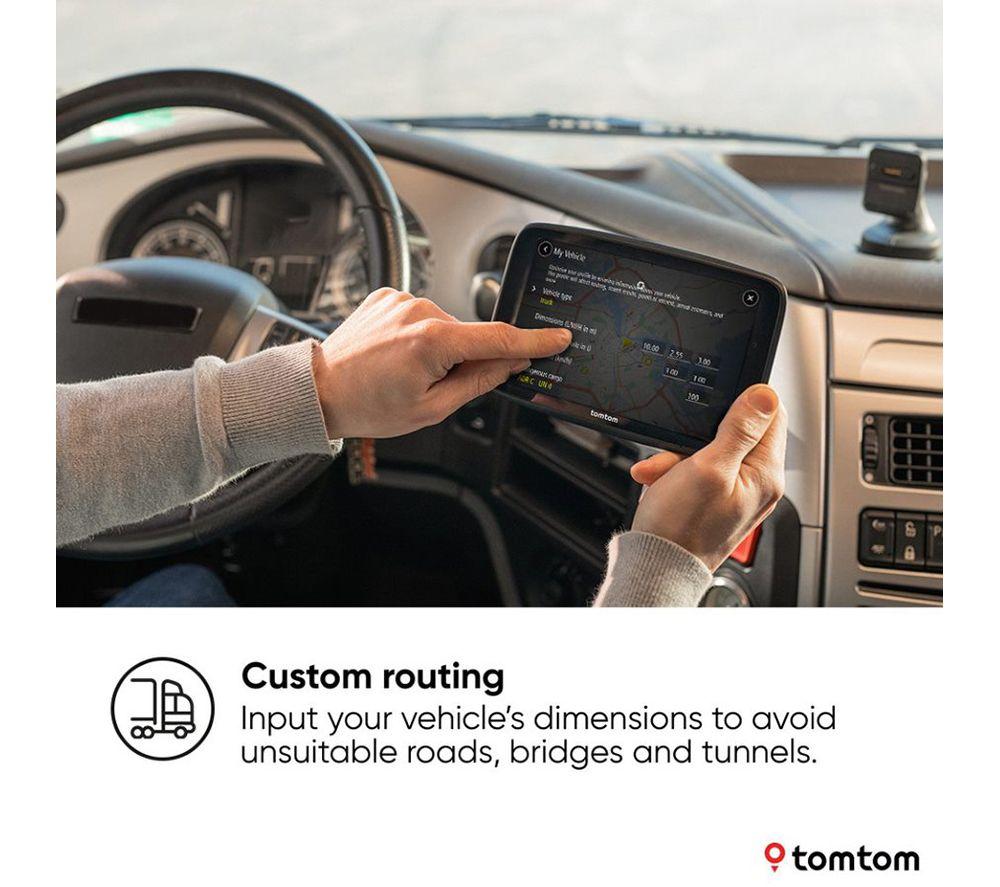TOMTOM GO Expert Plus HGV 7" Sat Nav - Worldwide Maps image number 5 of 10