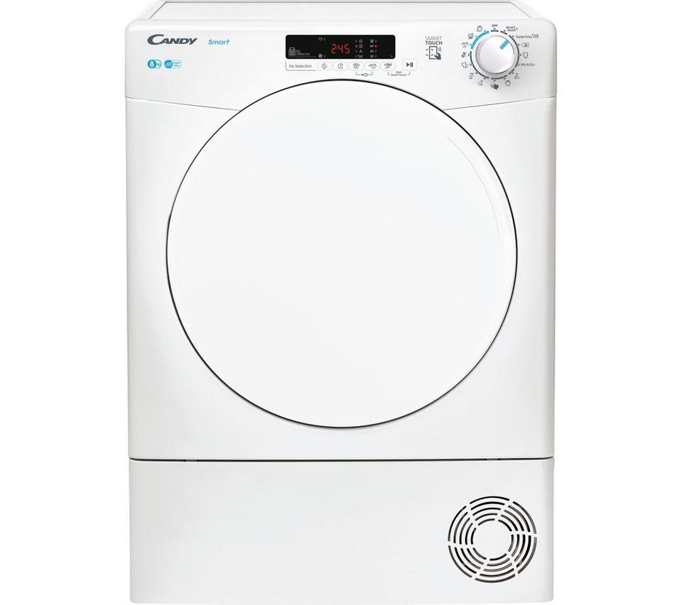 CANDY CSE C8DF NFC 8 kg Condenser Tumble Dryer - White