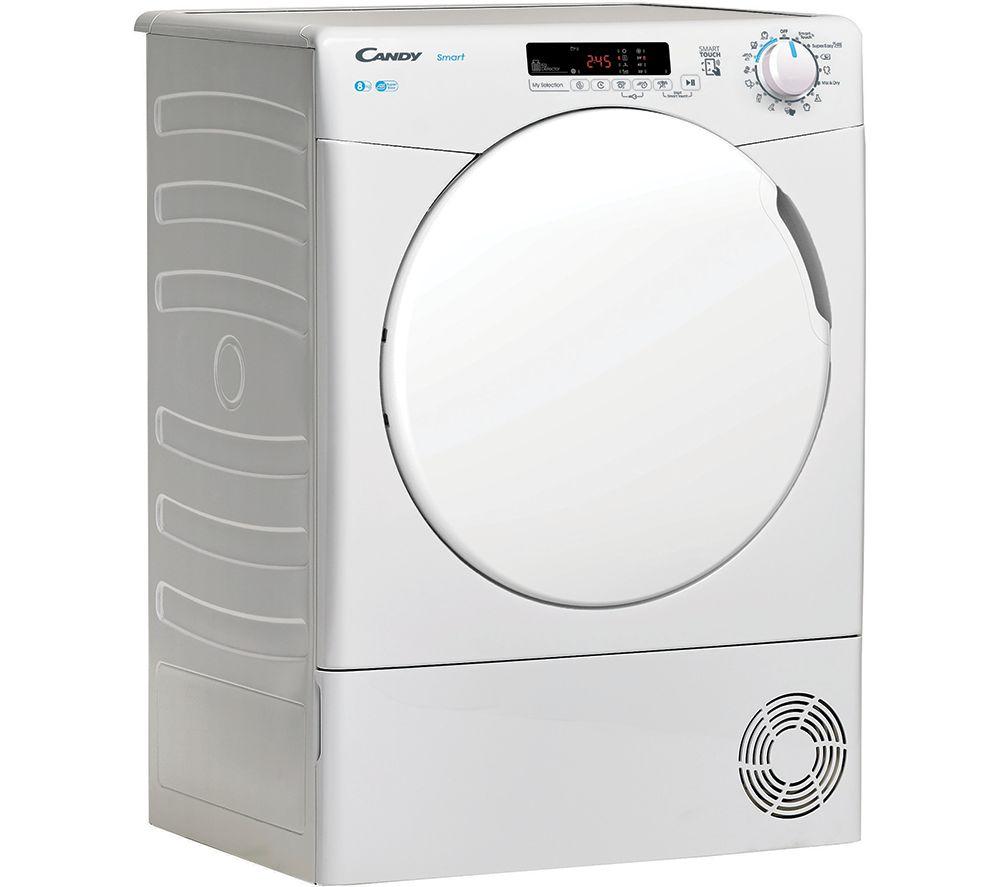 CANDY CSE C8DF NFC 8 kg Condenser Tumble Dryer - White image number 3 of 4