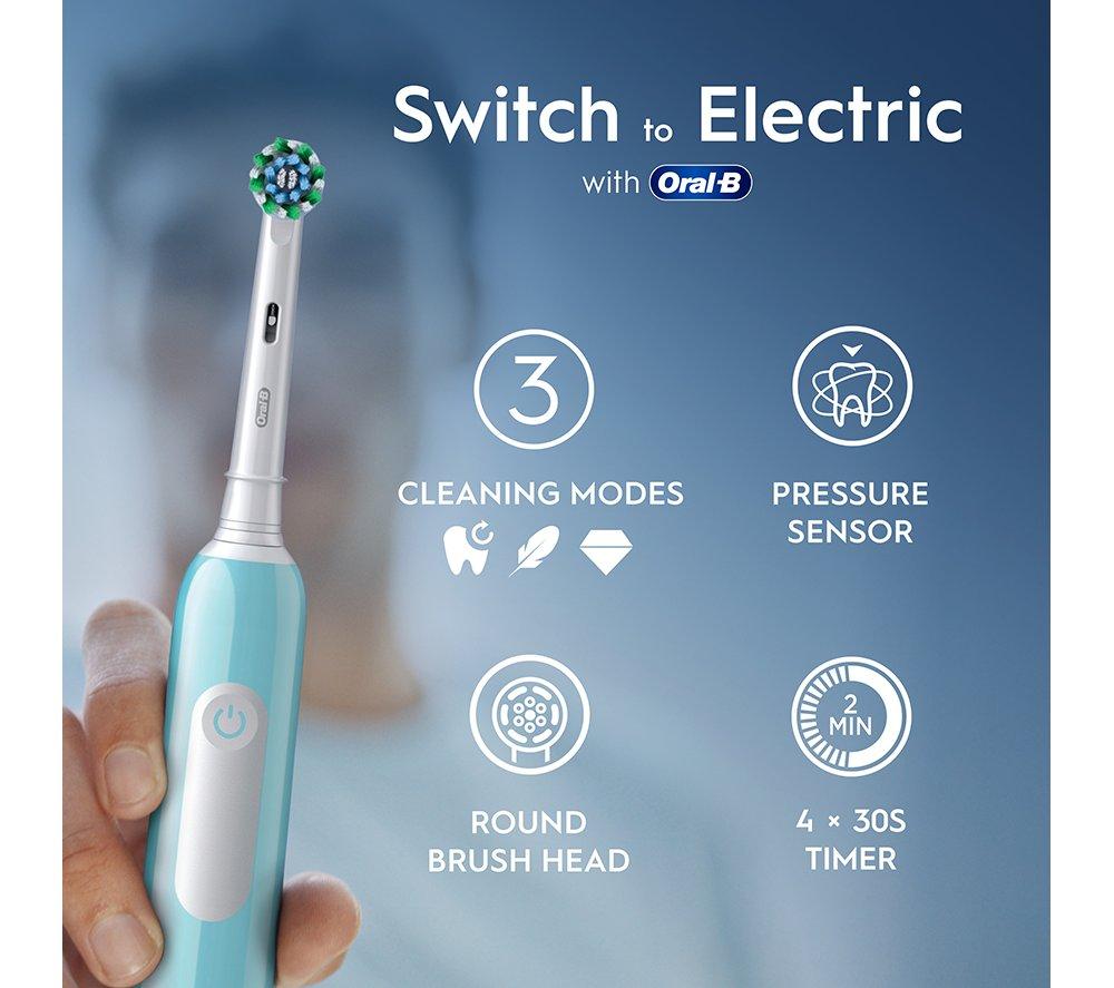 ORAL-B Pro 1 Electric Toothbrush - Blue image number 2 of 13